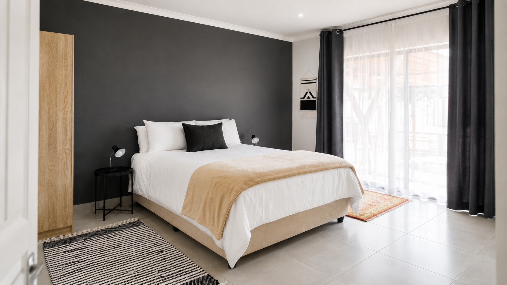 Elegant guest room at The Guesthouse Kimberley